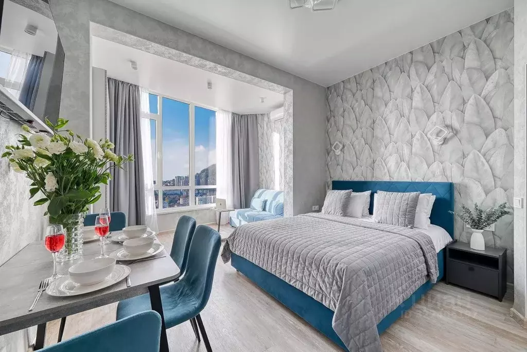 Студия Краснодарский край, Сочи Виноградная ул., 195/1 (30.0 м) - Фото 0