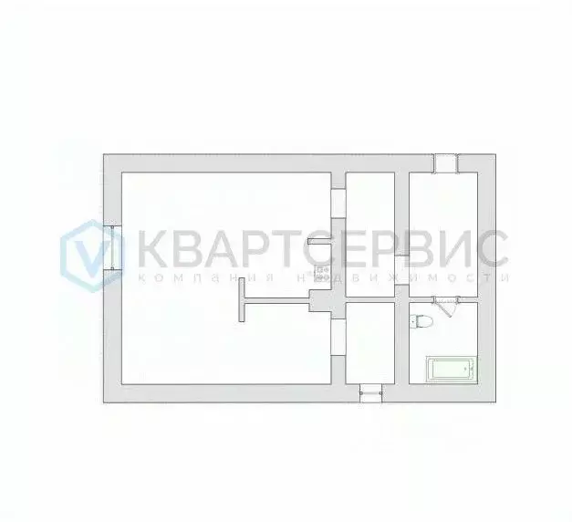 1-к кв. Омская область, Омск ул. Кирова, 4 (48.9 м) - Фото 1