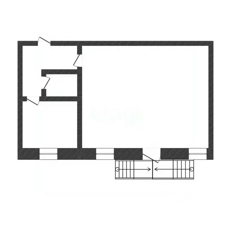 1-к кв. Курганская область, Курган ул. Орлова, 7 (30.0 м) - Фото 2