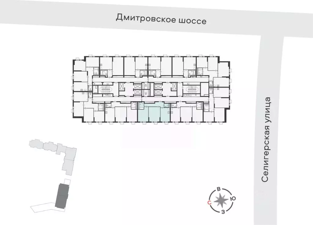 2-к кв. Москва Дмитровское ш., вл89 (66.5 м) - Фото 2