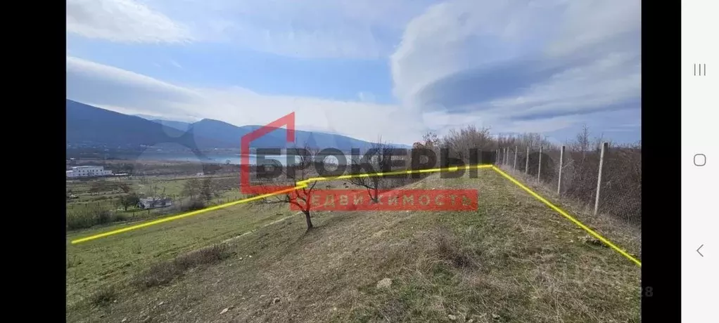 Участок в Севастополь с. Родниковское, ул. Степана Скитальца (10.0 ... - Фото 1