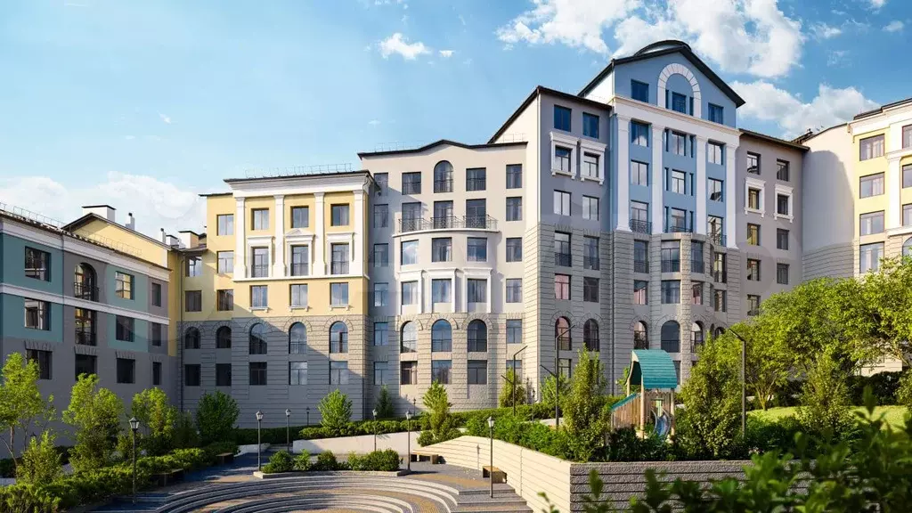 3-к. квартира, 91,9 м, 3/7 эт. - Фото 1