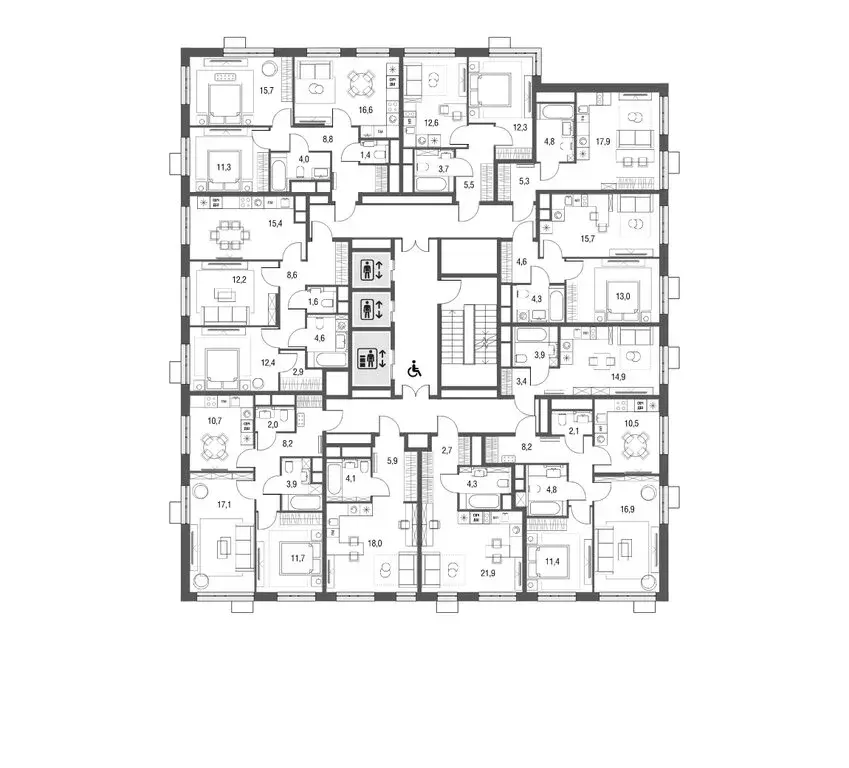 Квартира-студия: Москва, Тагильская улица, 2к1 (28.6 м) - Фото 1