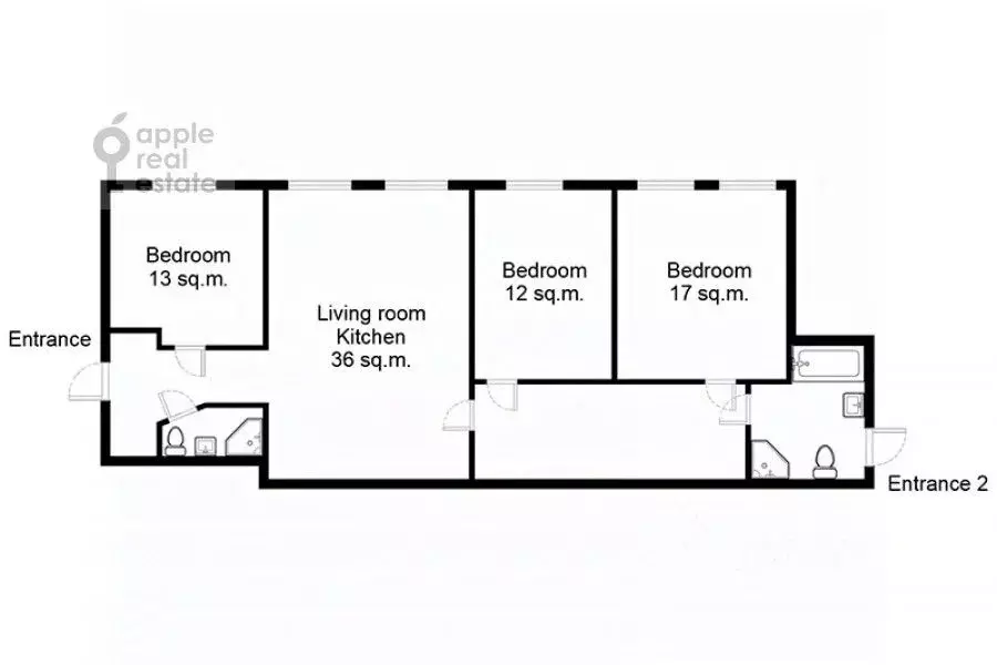 4-к кв. Москва Варсонофьевский пер., 8С3 (126.0 м) - Фото 2