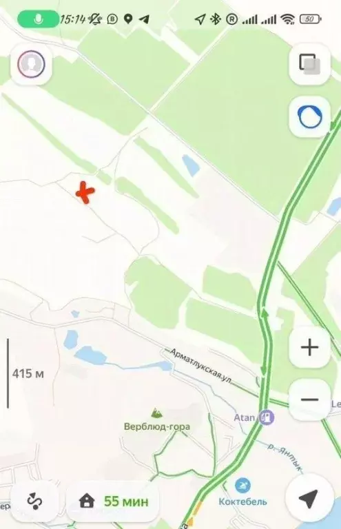 Участок в Крым, Феодосия муниципальный округ, Коктебель пгт ул. Ленина ... - Фото 1