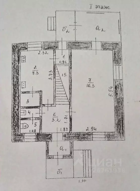 3-к кв. Владимирская область, Судогодский район, Вяткинское ... - Фото 1