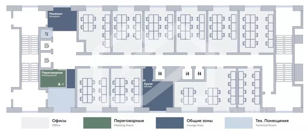 Помещение свободного назначения в Москва пер. Нижний Сусальный, 5с4 ... - Фото 2
