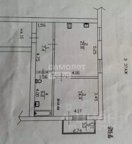 1-к кв. Краснодарский край, Анапа Алексеевка мкр, ул. Садовая, 62 ... - Фото 2