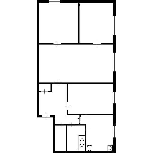 4-к кв. Омская область, Омск ул. Красный Путь, 28А (63.0 м) - Фото 2