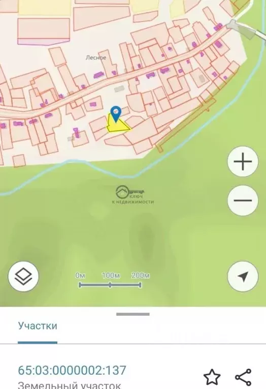 Участок в Сахалинская область, Корсаковский городской округ, с. Лесное ... - Фото 1