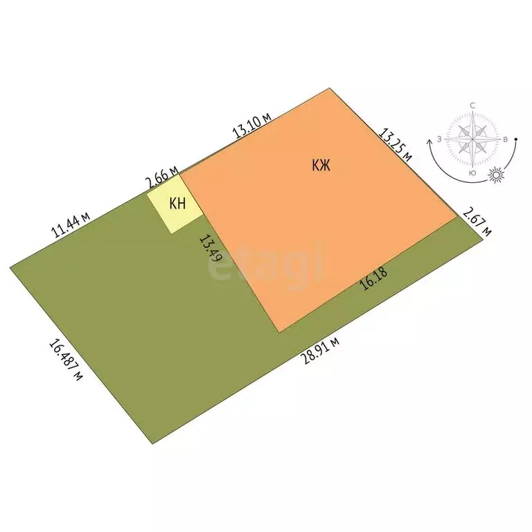 Дом в Таганрог, Водопроводная улица (59.1 м) - Фото 1