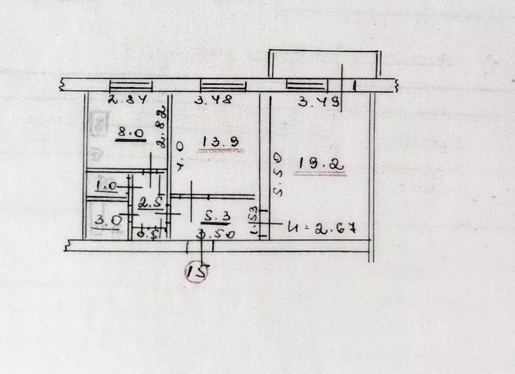 2-к кв. Саратовская область, Вольск Краснооктябрьская ул., 40 (53.4 м) - Фото 1