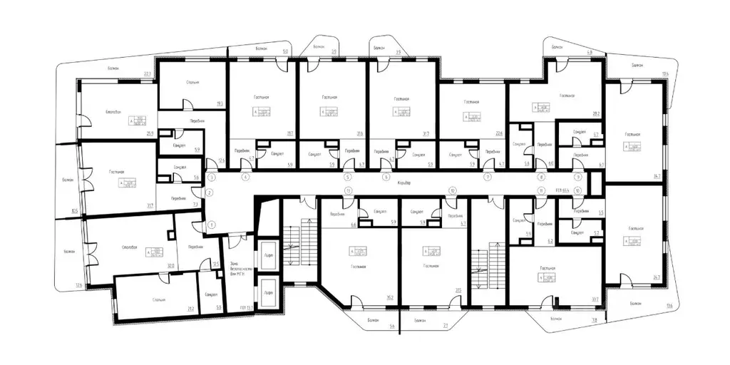 Студия Калининградская область, Светлогорск ул. Верещагина, 8 (53.3 м) - Фото 2