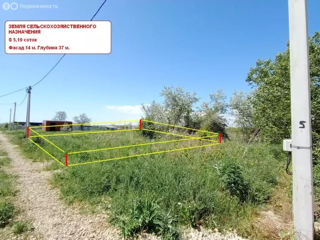 Участок в Краснодарский край, Анапа (5.19 м) - Фото 0