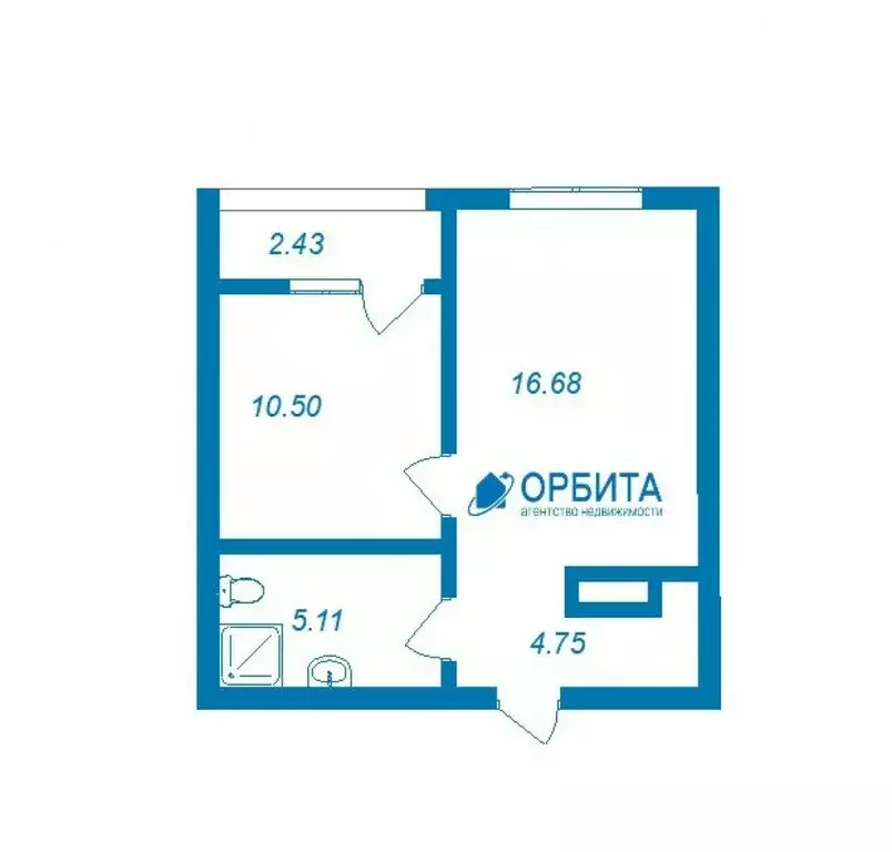 1-комнатная квартира: Тюмень, улица Анатолия Клиндюка, 4к1 (36.5 м) - Фото 0