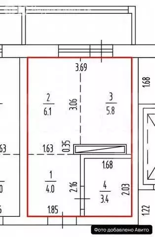 Квартира-студия: Новоалтайск, Октябрьская улица, 18В (21.7 м) - Фото 1