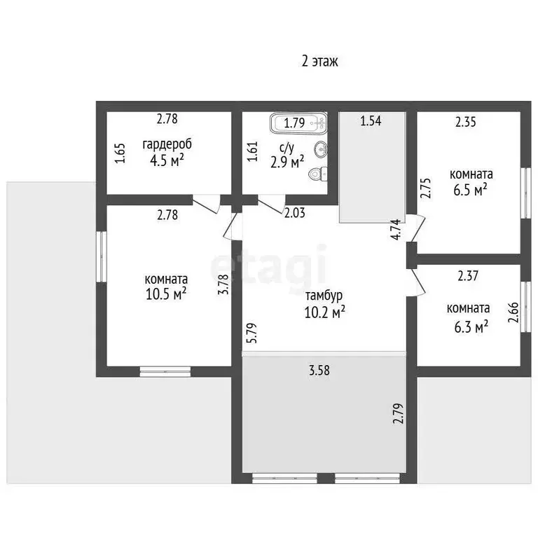 Дом в Альметьевск, садовое общество Дорожник (100 м) - Фото 1