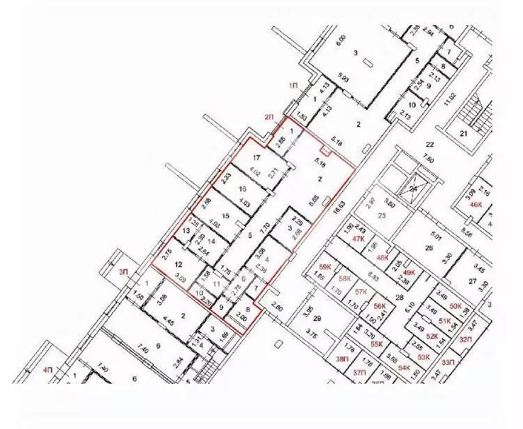 Помещение свободного назначения в Москва Краснобогатырская ул., 40 ... - Фото 2