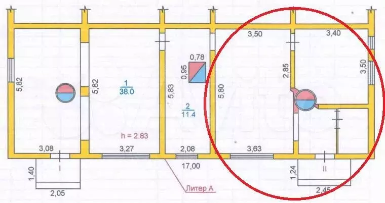 аренда магазин курган пос. восточный ул гагарина 3 - Фото 1