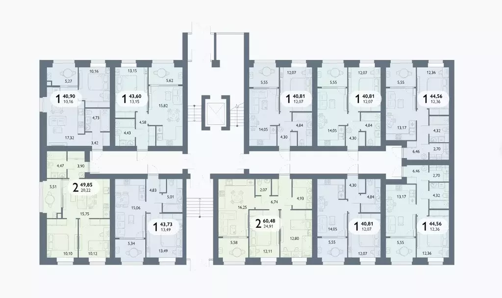 2-к кв. Брянская область, Брянский район, пос. Мичуринский, ... - Фото 1
