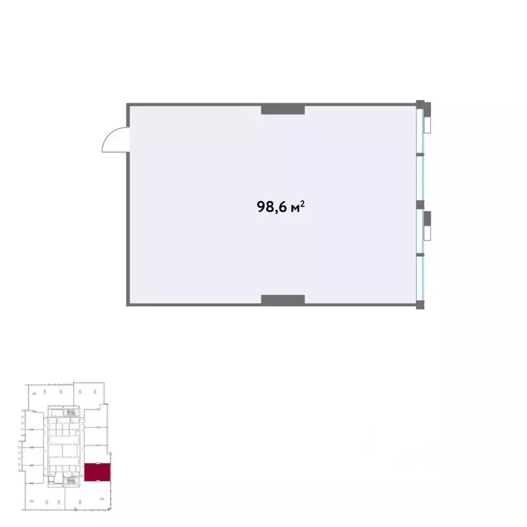 Офис в Москва Кинематографический кв-л,  (99 м) - Фото 2