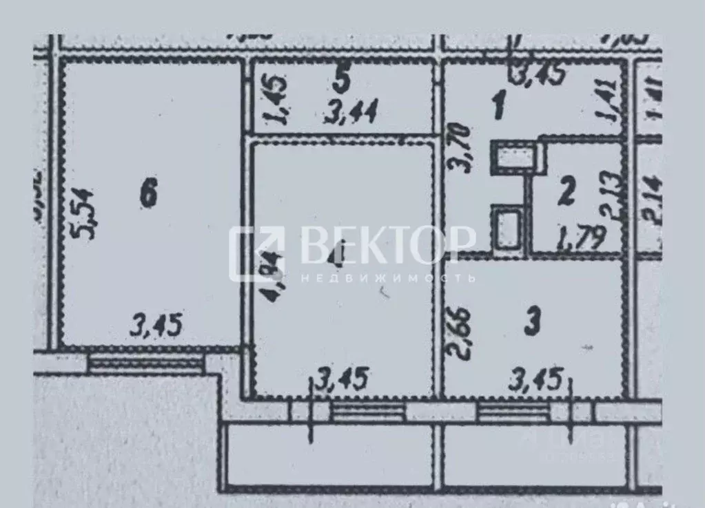 2-к кв. Ивановская область, Иваново ул. Зверева, 39 (61.2 м) - Фото 1