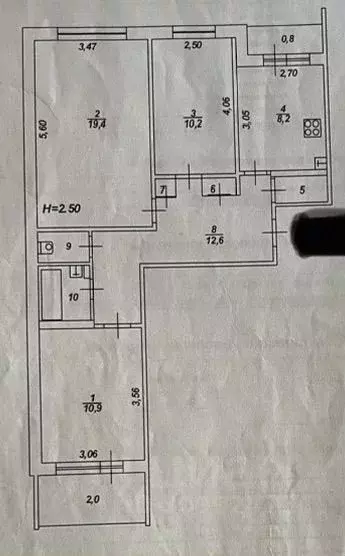 3-к кв. Тверская область, Тверь ул. Склизкова, 8 (70.0 м) - Фото 0