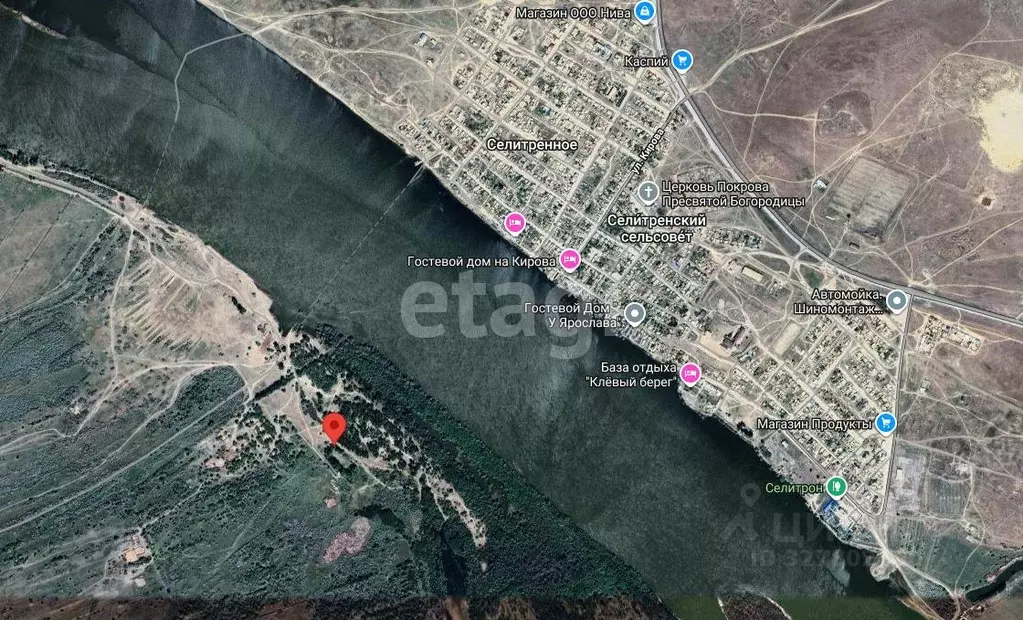 Участок в Астраханская область, Харабалинский район, с. Селитренное  ... - Фото 1