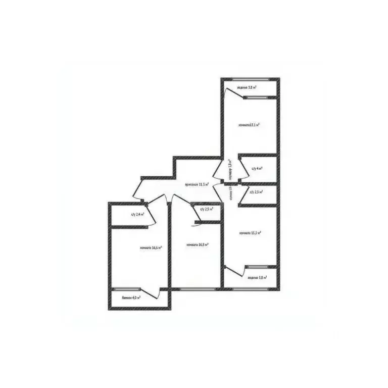 4-к кв. Краснодарский край, Краснодар проезд Репина, 20 (87.9 м) - Фото 2