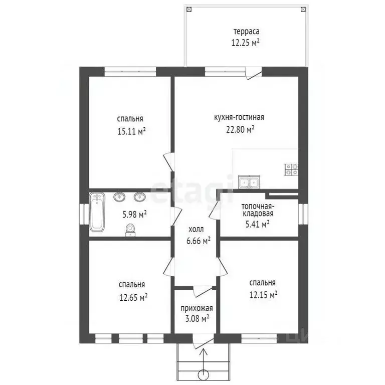 Дом в Ростовская область, Аксайский район, Щепкинское с/пос, пос. ... - Фото 1
