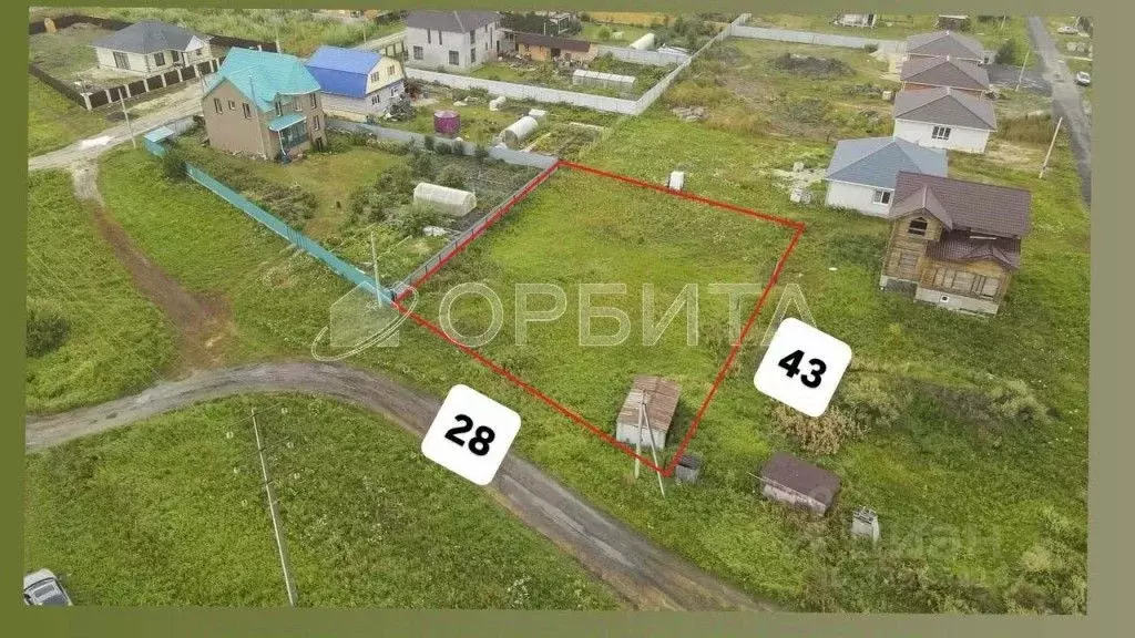 Участок в Тюменская область, Тюменский муниципальный округ, с. Чикча, ... - Фото 2