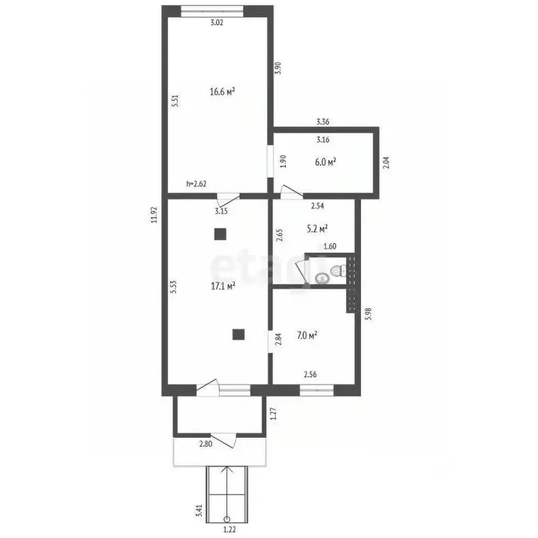 Помещение свободного назначения в Ямало-Ненецкий АО, Муравленко ул. ... - Фото 2