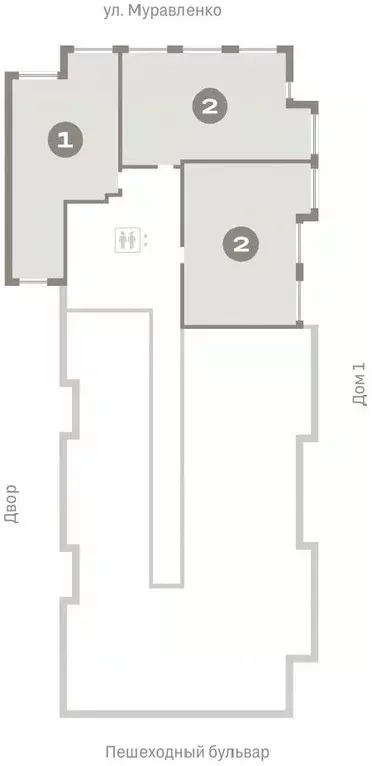 2-к кв. Тюменская область, Тюмень ул. Муравленко, 9к3 (117.37 м) - Фото 1