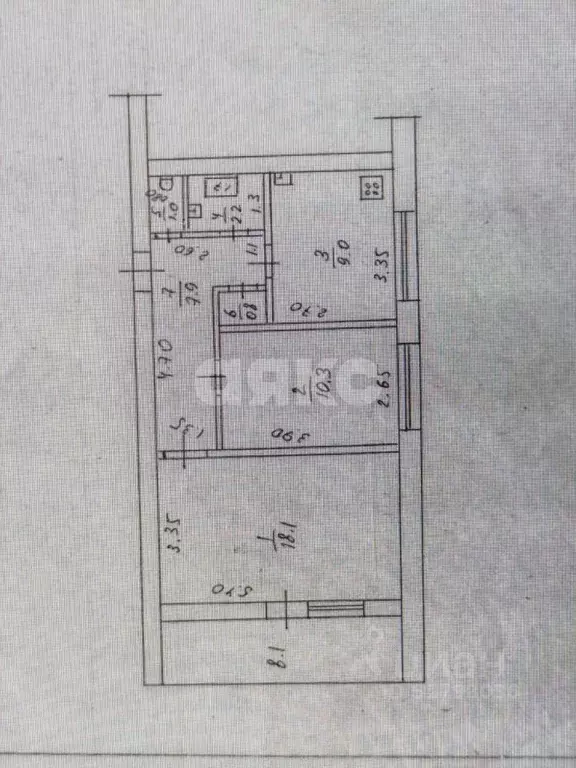 2-к кв. Краснодарский край, Кореновск Нижняя ул., 4 (53.3 м) - Фото 2