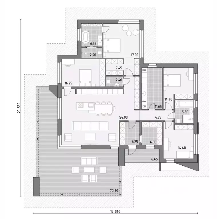 Дом в Свердловская область, Ревда пер. Лесной (169 м) - Фото 1