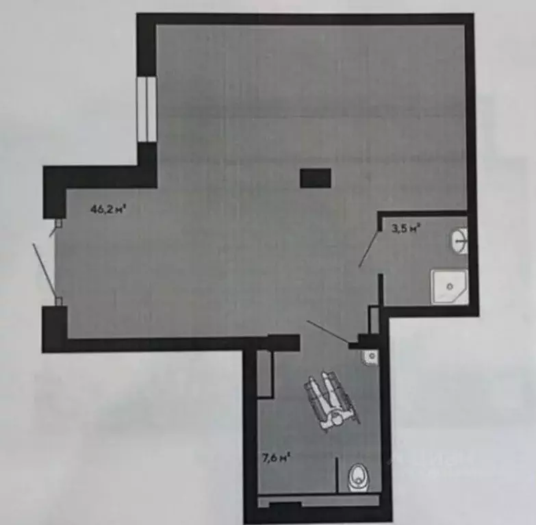 Помещение свободного назначения в Москва, Москва, Троицк ул. ... - Фото 1