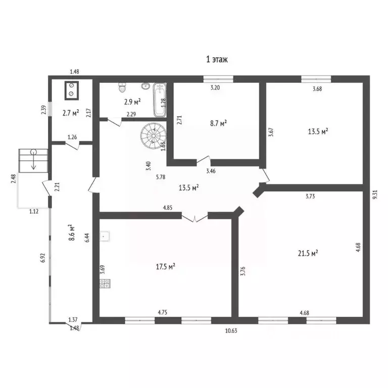 Дом в Тюменская область, Тюмень Антипино мкр, пер. Битюкова (144 м) - Фото 2