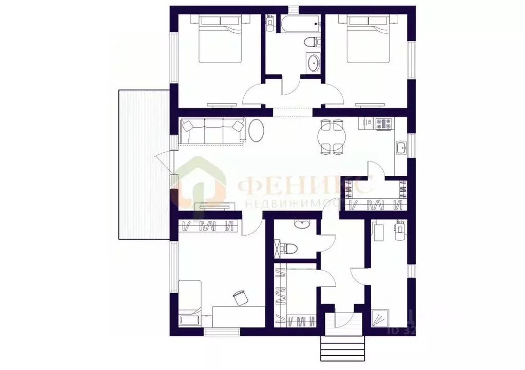 Дом в Ленинградская область, Гатчинский муниципальный округ, Кедровое ... - Фото 1