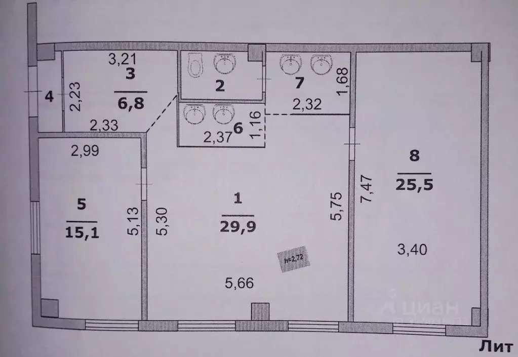Помещение свободного назначения в Белгородская область, Белгород ... - Фото 2