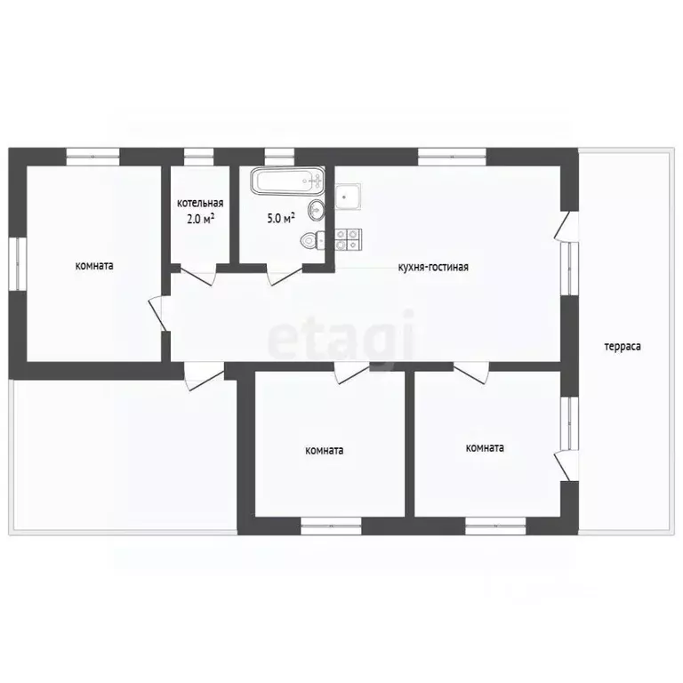 Дом в Тюменская область, Тюмень Царево СНТ,  (90 м) - Фото 2