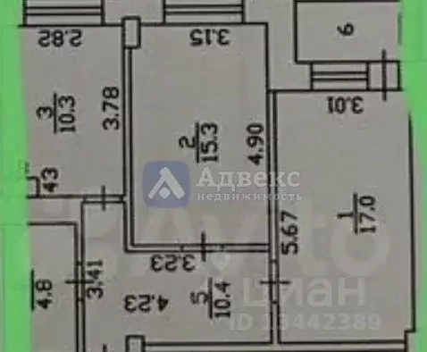 2-к кв. Тюменская область, Тюмень ул. Щербакова, 142к4 (57.8 м) - Фото 2