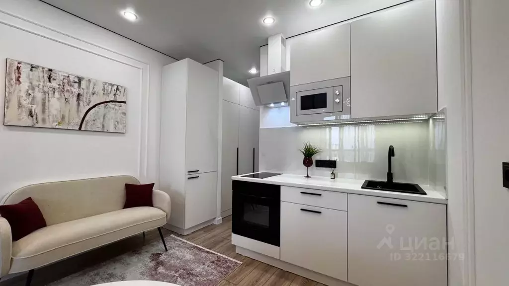 Студия Новосибирская область, Новосибирск ул. Державина, 50 (24.1 м) - Фото 0