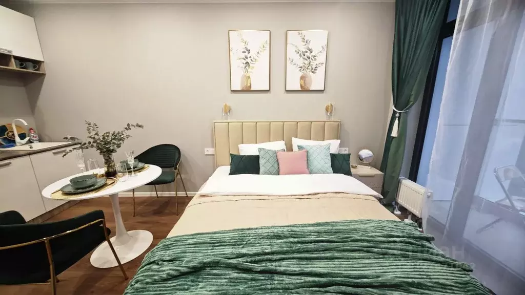 Студия Краснодарский край, Сочи Бытха мкр, ул. Ясногорская, 16/2 к12 ... - Фото 1