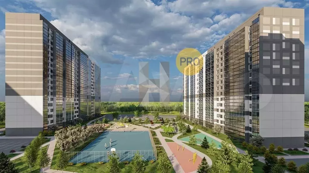 Квартира-студия, 28,8 м, 12/15 эт. - Фото 1