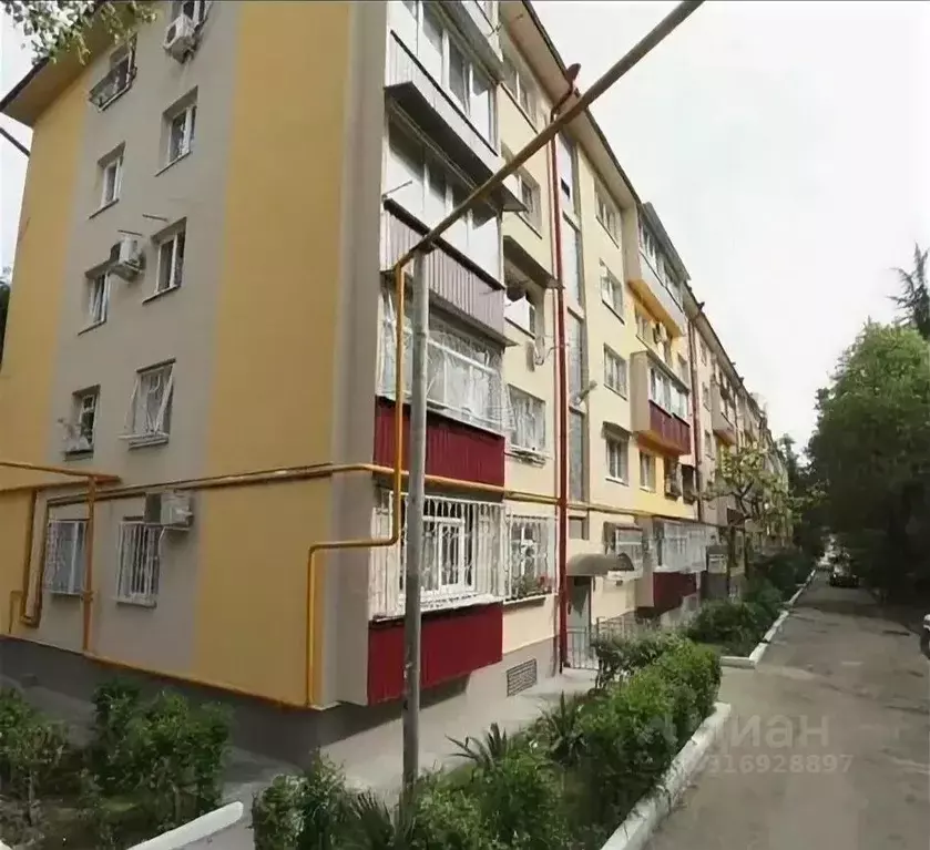 2-к кв. Краснодарский край, Сочи Гагарина мкр, ул. Красноармейская, 4 ... - Фото 1