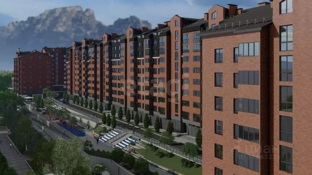 3-к кв. Северная Осетия, Владикавказ Кырджалийская ул., 15 (84.8 м) - Фото 1