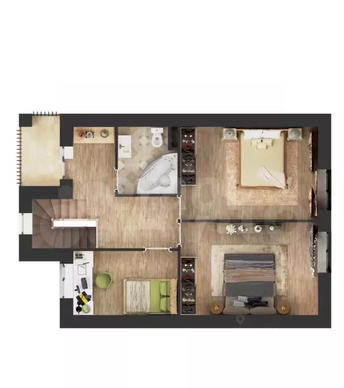 Дом в Тульская область, Тула городской округ, пос. Придорожный  (120 ... - Фото 2