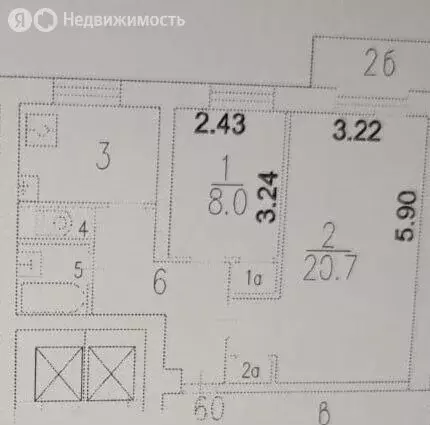 2-комнатная квартира: Москва, Люблинская улица, 5к6 (45 м) - Фото 1