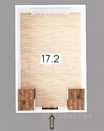 Комната Омская область, Омск просп. Мира, 28а (17.2 м) - Фото 2