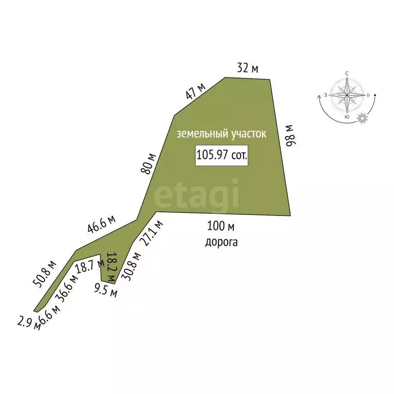Участок в Старый Крым, улица Айргуль, 12 (105.97 м) - Фото 0